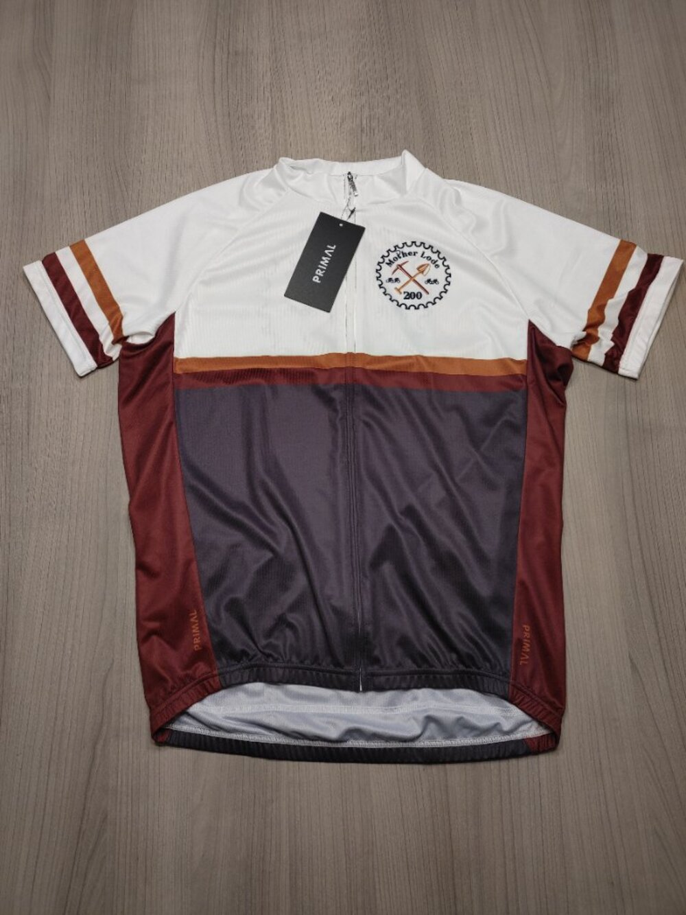 Men's Primal Sport Cut Cycling Jersey Size M